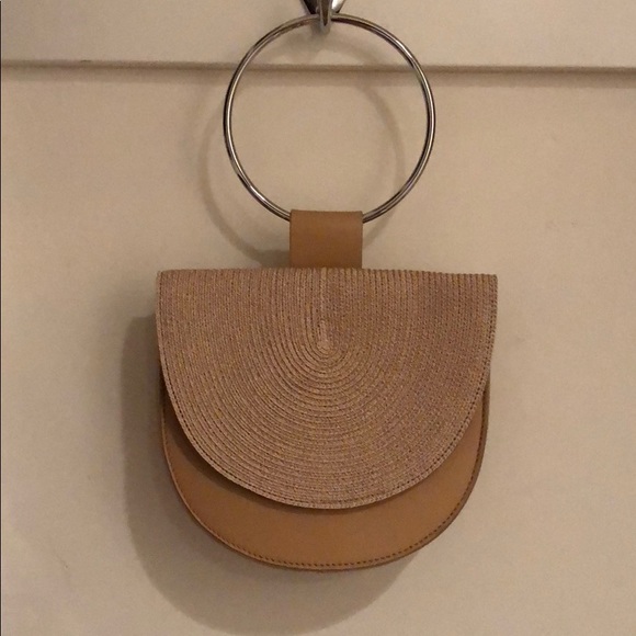 Theory Handbags - New Natural Toyo Rafia Crossbody/Handheld Handbag